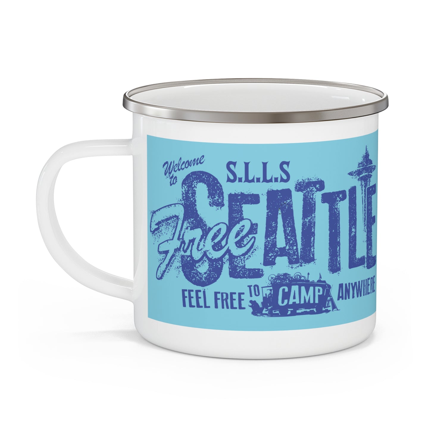 Feel Free | Enamel Camping Mug