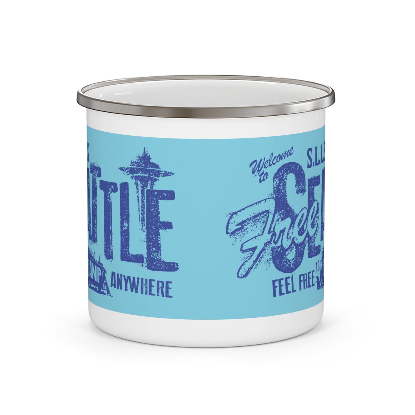 Feel Free | Enamel Camping Mug