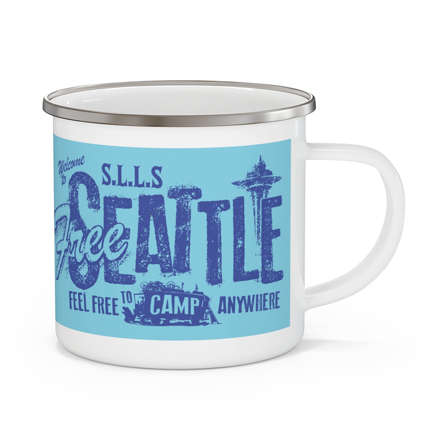 Feel Free | Enamel Camping Mug