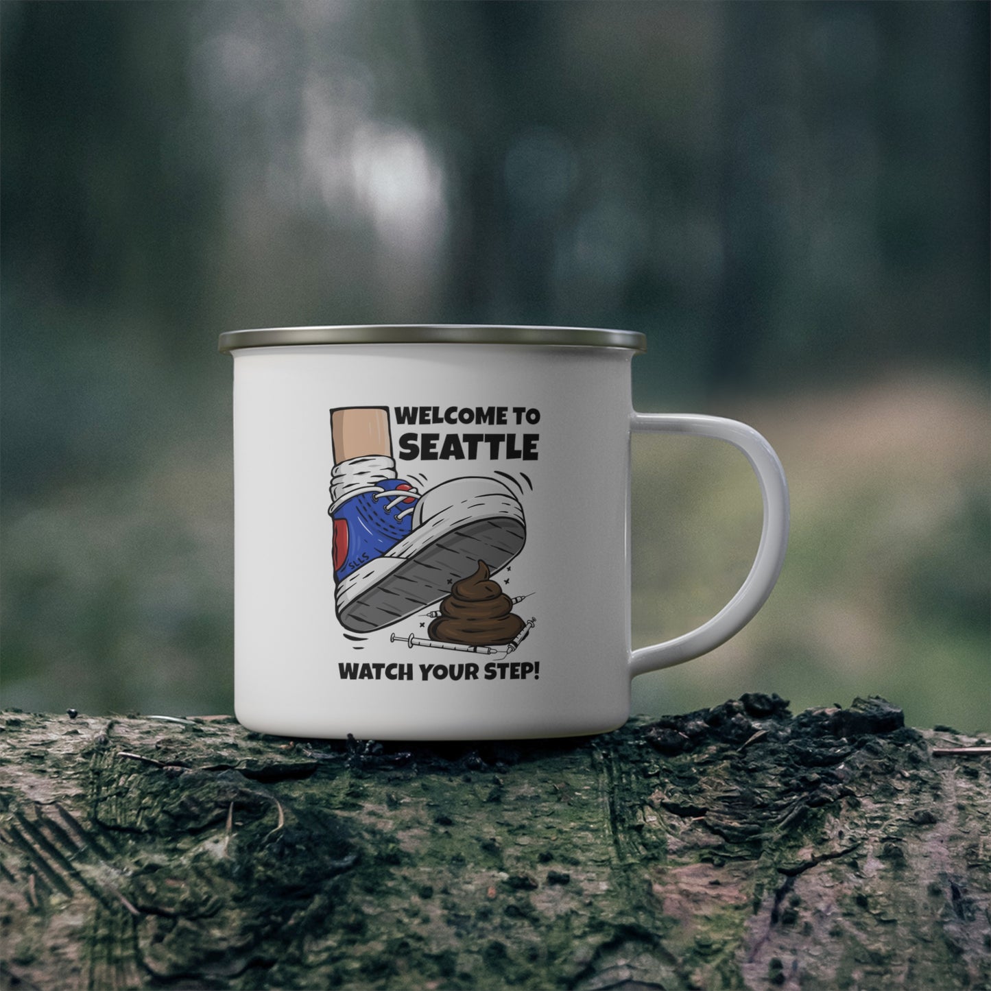Welcome to Seattle | Enamel Camping Mug